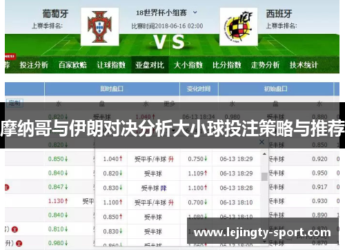 摩纳哥与伊朗对决分析大小球投注策略与推荐